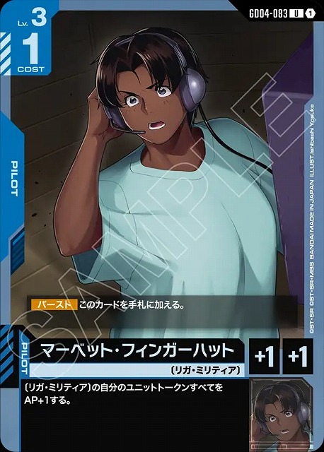 マーベット・フィンガーハット 【GCG/GD04/083U】